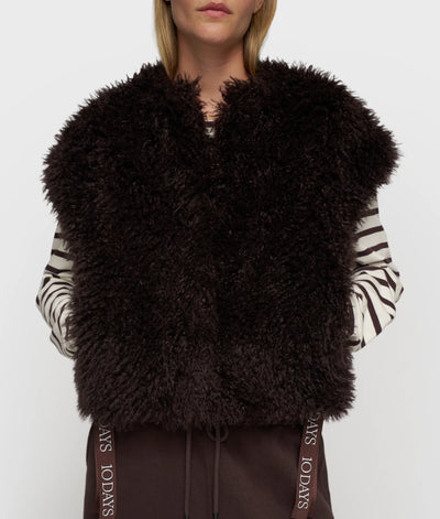 10DAYS Fake Fur Weste - THE BOBBIE GILET
