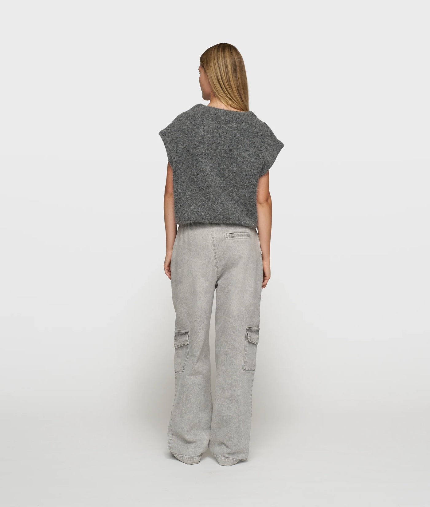 10DAYS - Strickpullunder - BALLOON HAIRY KNIT TOP