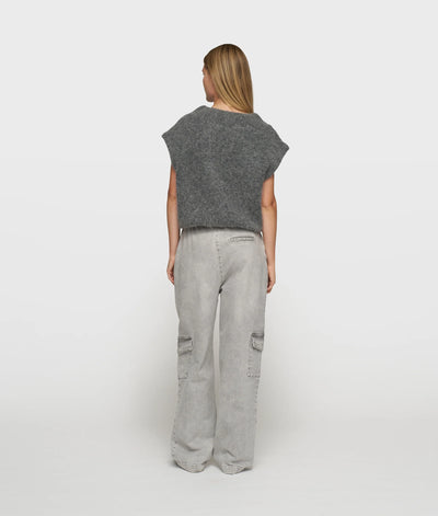 10DAYS - Strickpullunder - BALLOON HAIRY KNIT TOP