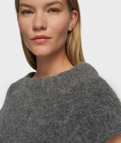 10DAYS - Strickpullunder - BALLOON HAIRY KNIT TOP