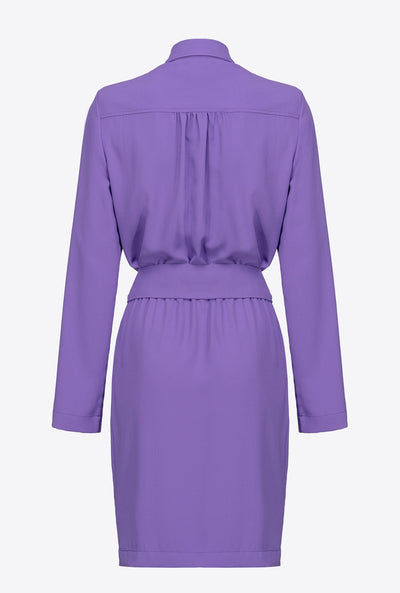 Pinko Hemdblusenkleid mit Schnalle