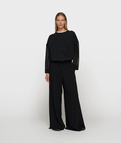 10DAYS Jogginghose - WIDE LEG PANTS CREPE