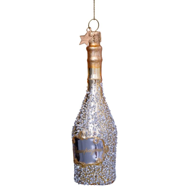 Vondels Baumschmuck Champagnerflasche