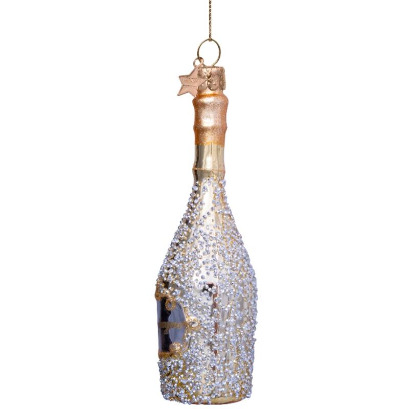 Vondels Baumschmuck Champagnerflasche