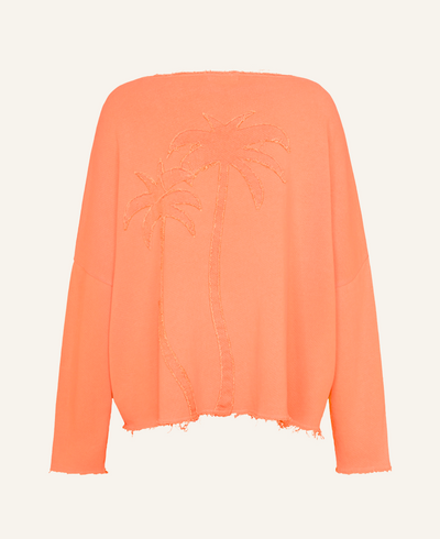 Liv Bergen Sweater Toulon Organic neon orange