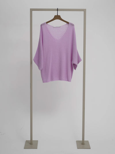 Herzen's Angelegenheit Strickpullover mit Fledermausärmeln