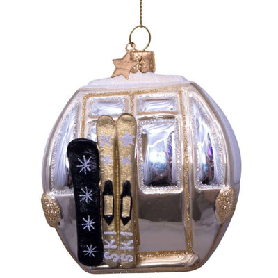 Vondels Baumschmuck Ski-Gondel