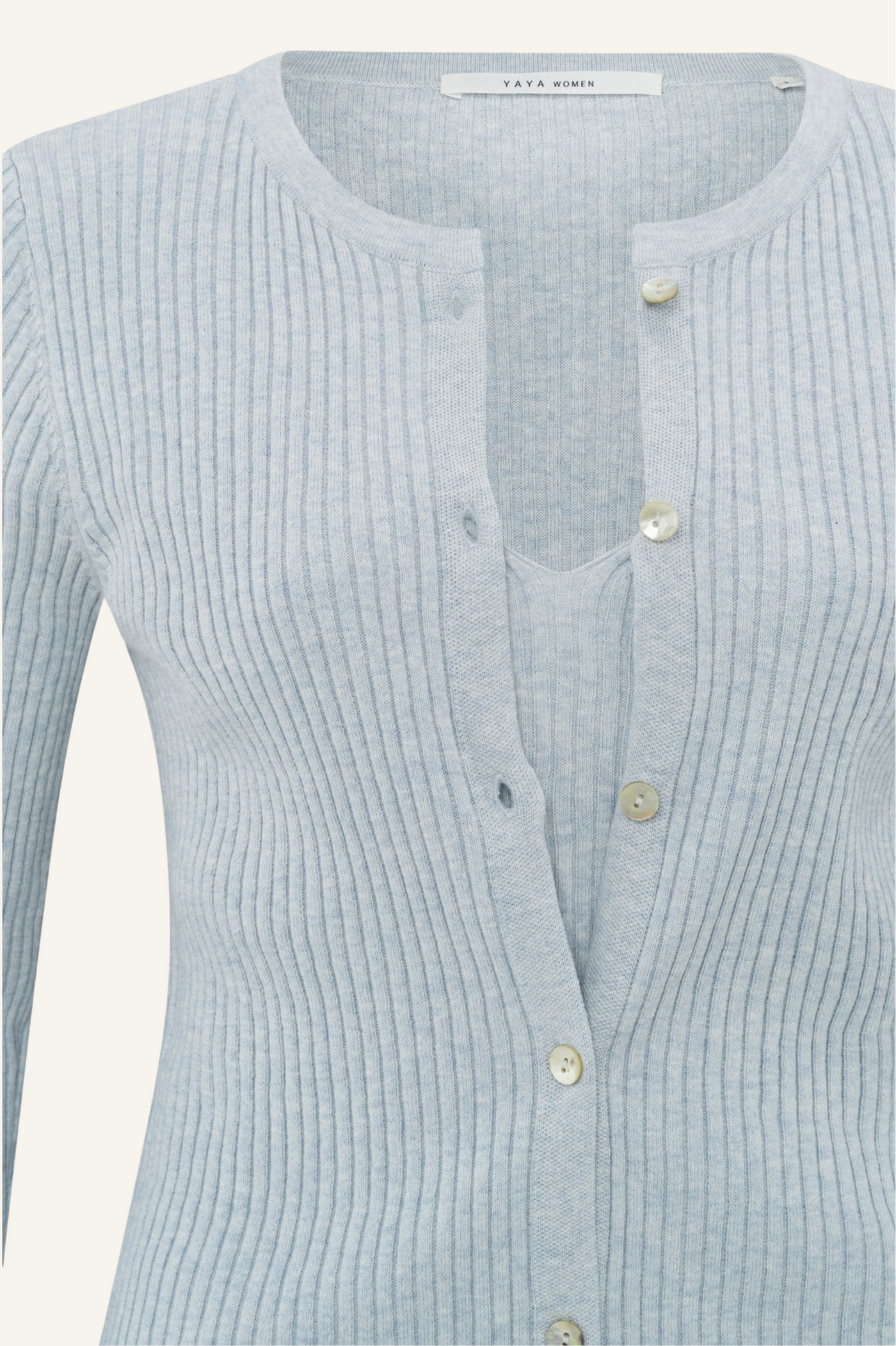 Yaya Cardigan im Lagenlook Grau