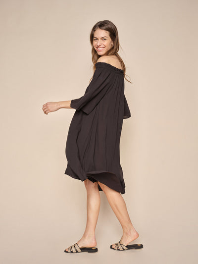 Mos Mosh Kleid mit Carmenausschnitt Ashley Black