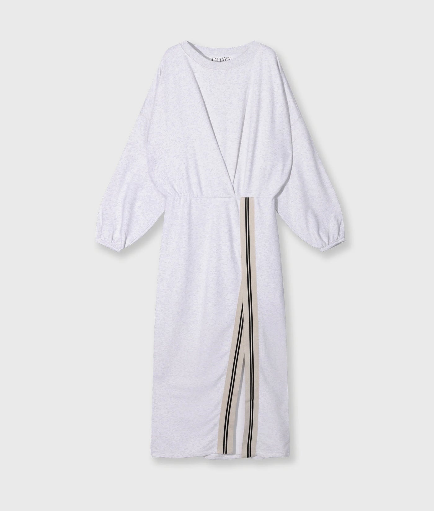 10DAYS Kleid - LONG WRAP DRESS GATHERING