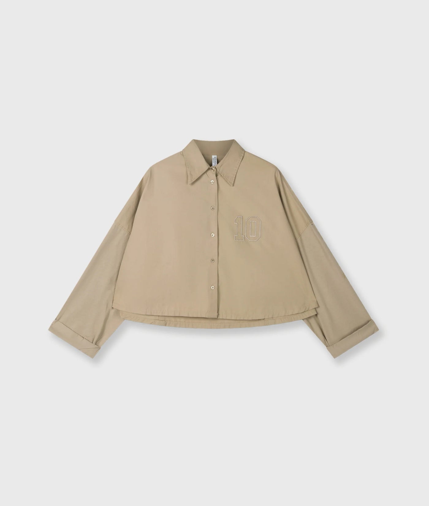 10DAYS Hemd - OVERSIZED CROPPED SHIRT