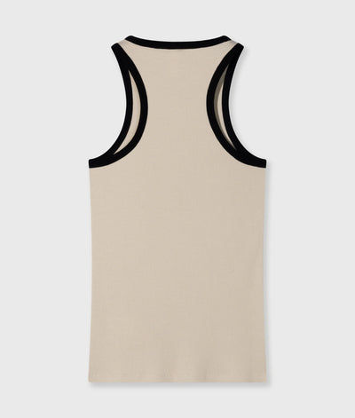 10DAYS Top - TANK TOP RIB CONTRAST