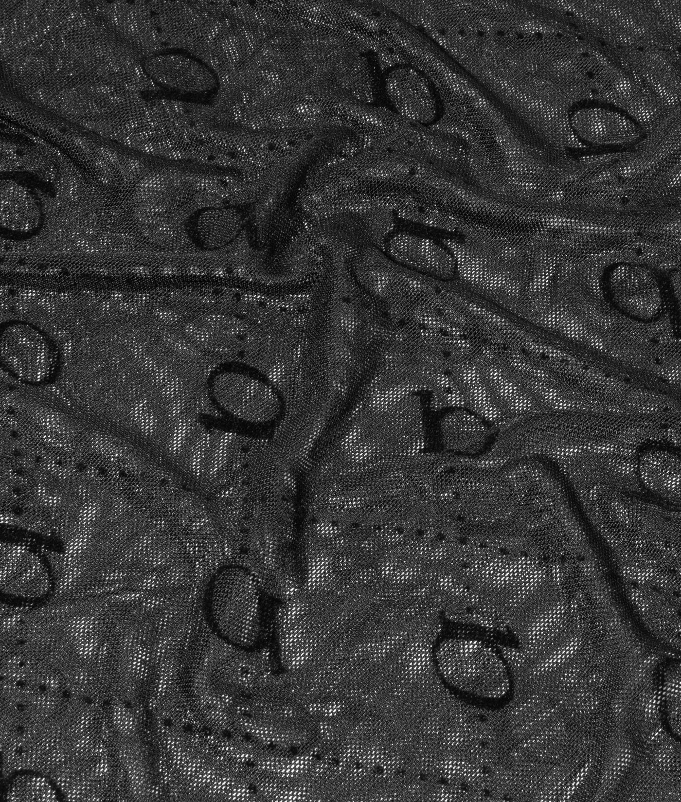 10DAYS Shirt - MESH LONG SLEEVE MONOGRAM