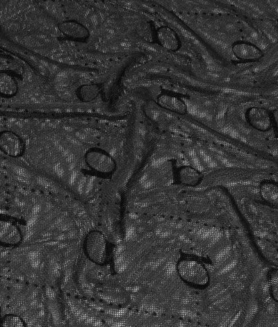 10DAYS Shirt - MESH LONG SLEEVE MONOGRAM