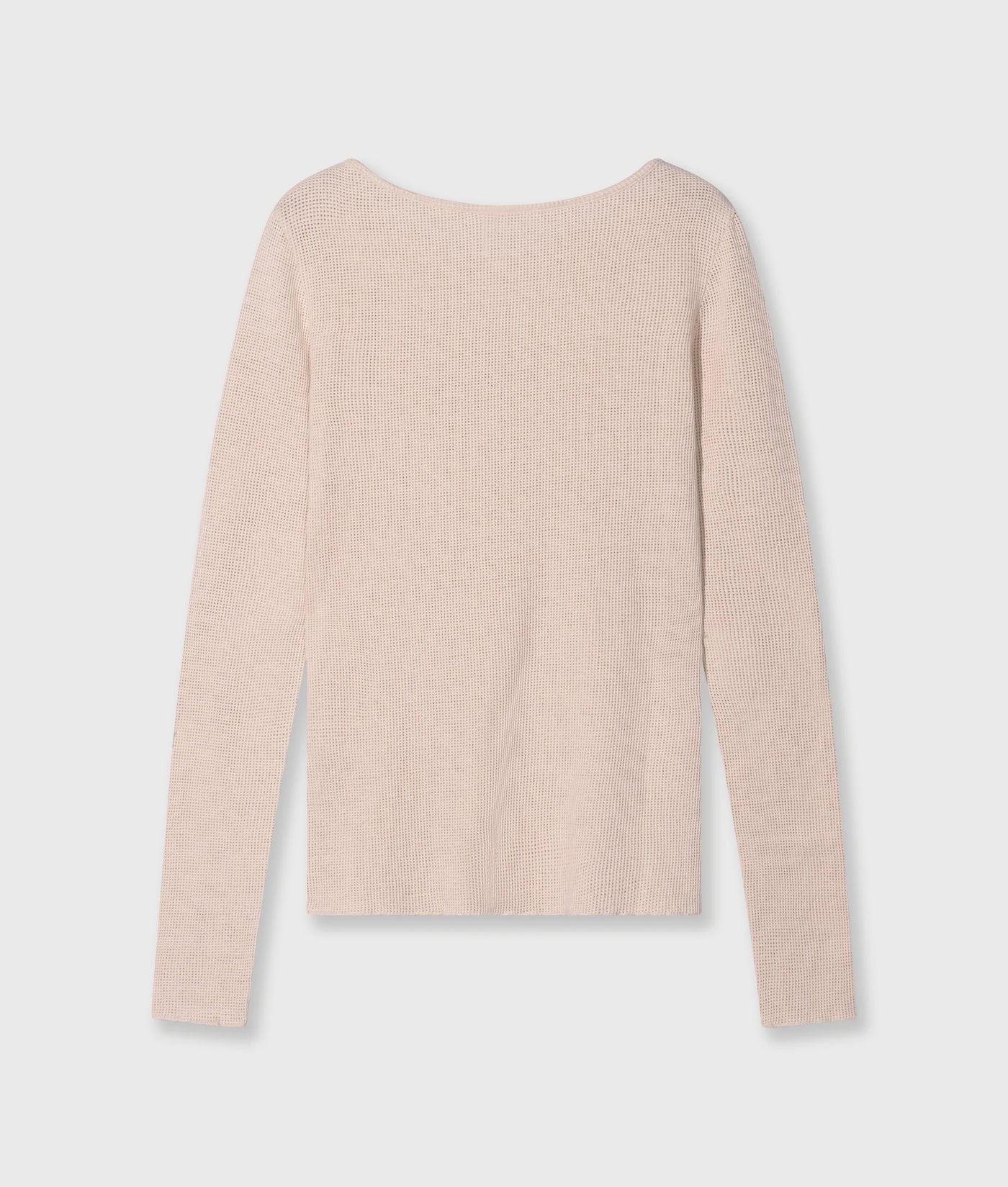 10DAYS Shirt - BOAT NECK LONG SLEEVE TEE MESH