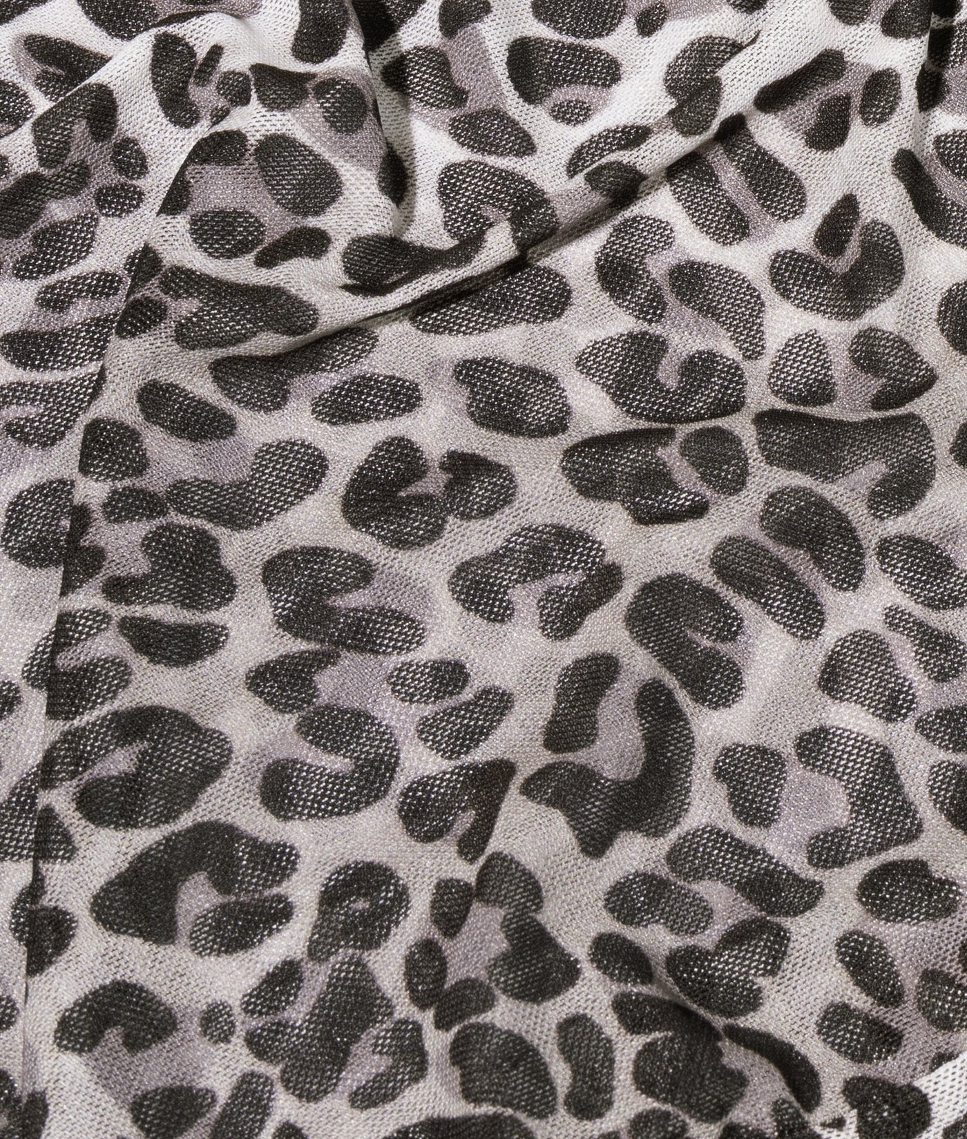 10DAYS Shirt - MESH LONG SLEEVE LEOPARD