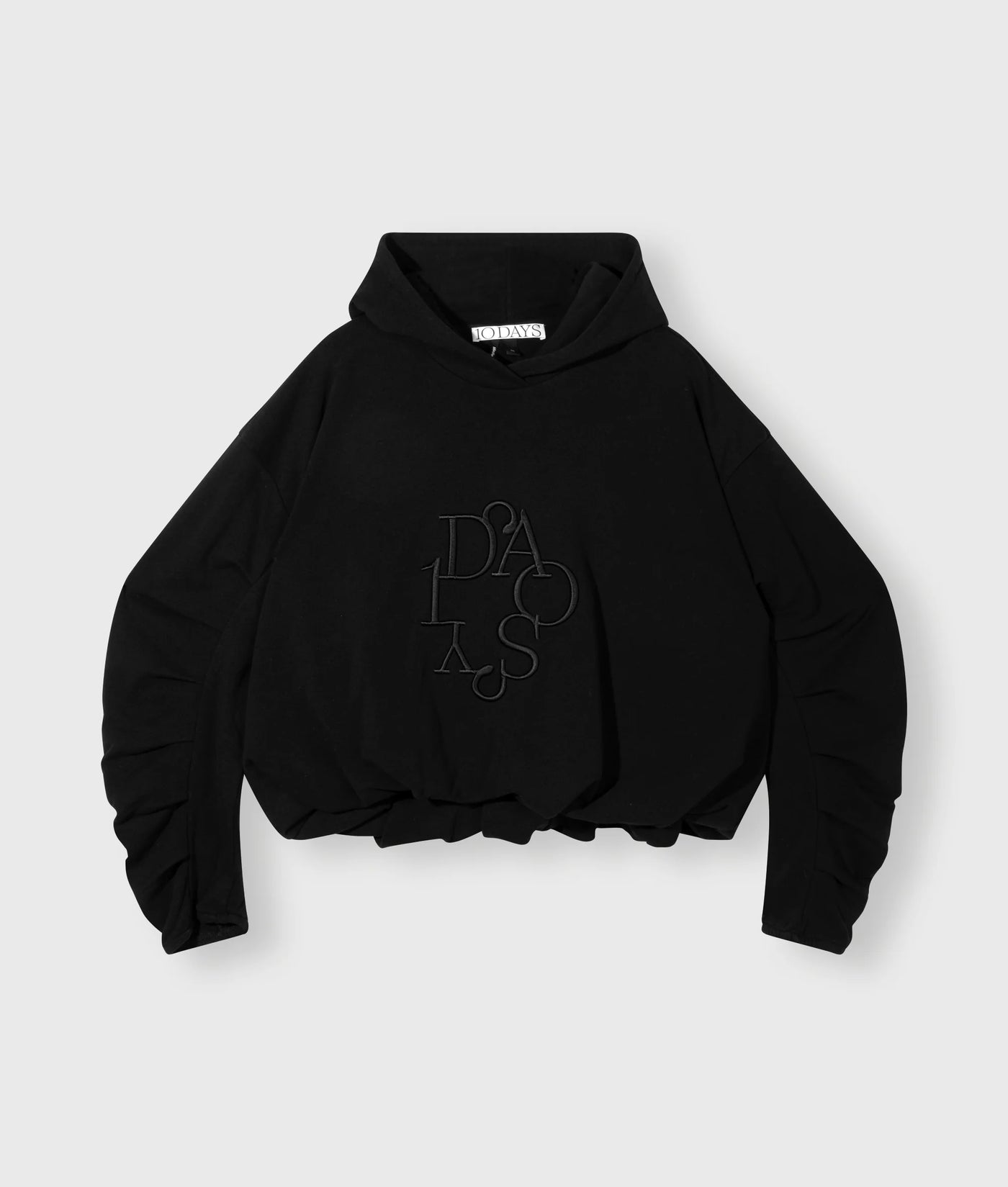 10DAYS - PLEATED BALLOON HOODIE