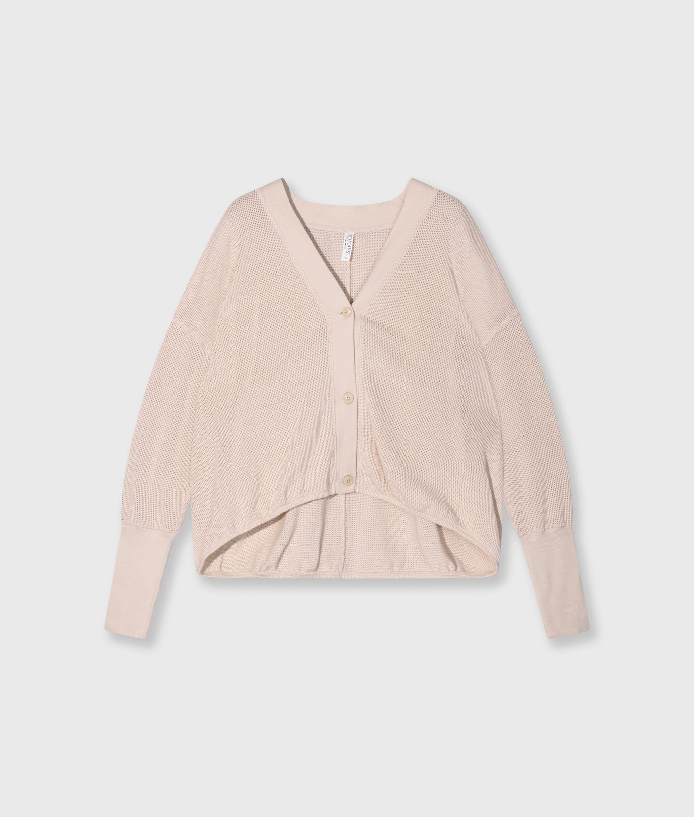 10DAYS Strickjacke - V-NECK CARDIGAN MESH