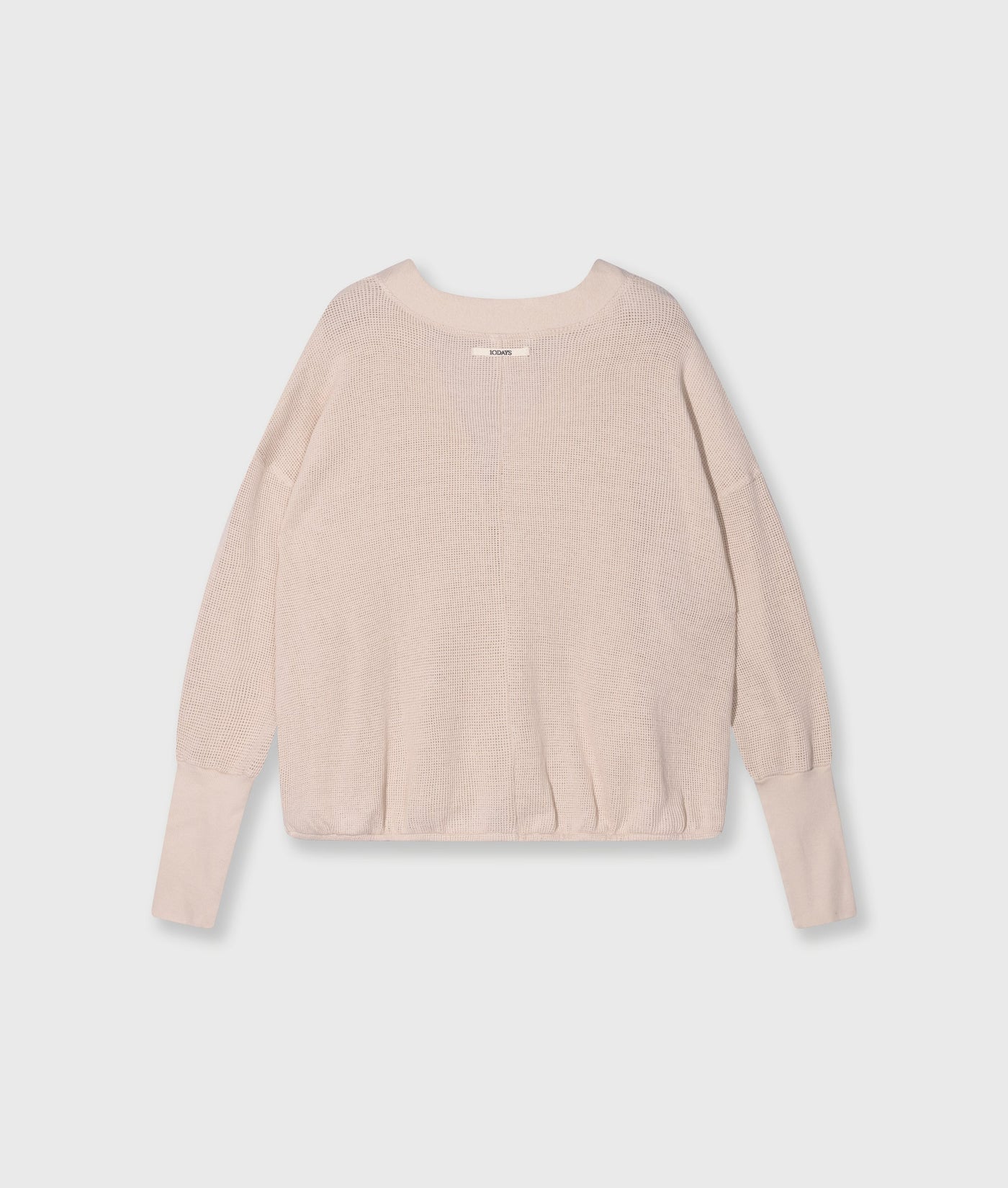 10DAYS Strickjacke - V-NECK CARDIGAN MESH