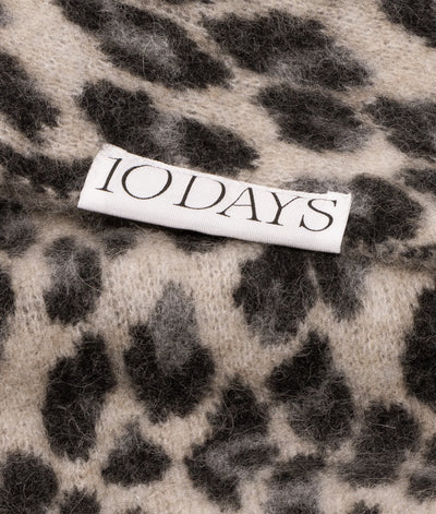 10DAYS Schal knit scarf Leopard