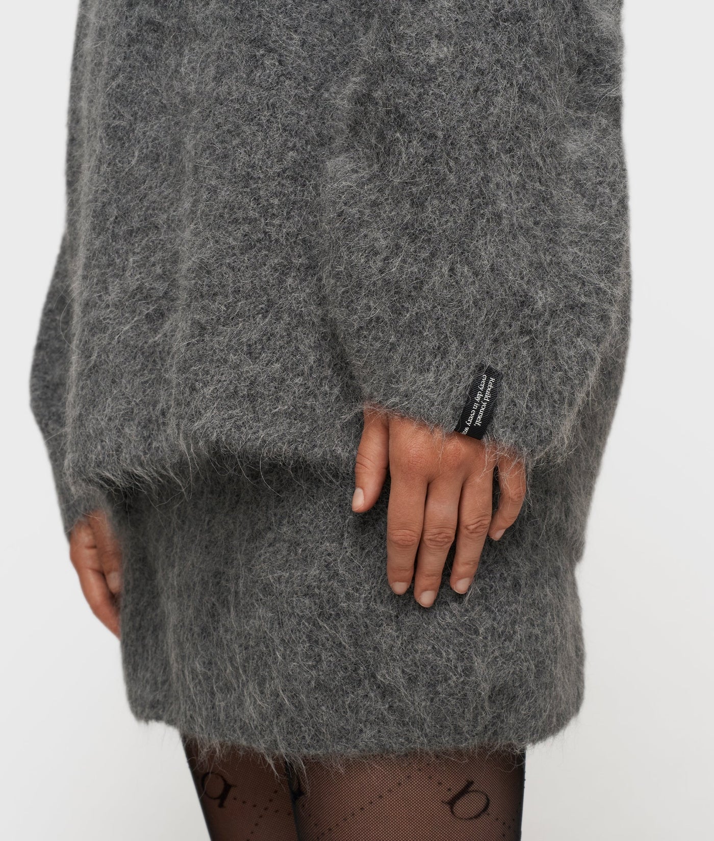 10DAYS - Strickpullover V-NECK HAIRY KNIT SWEATER