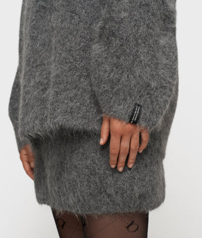 10DAYS - Strickpullover V-NECK HAIRY KNIT SWEATER