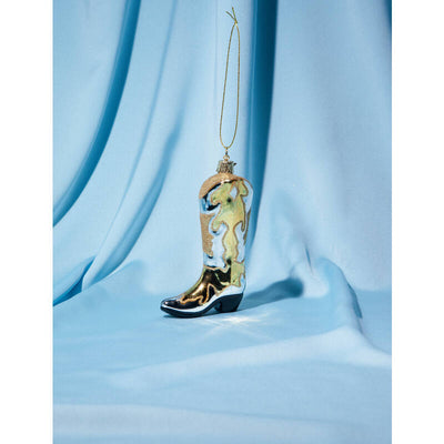 Vondels Baumschmuck Cowboyboots Gold