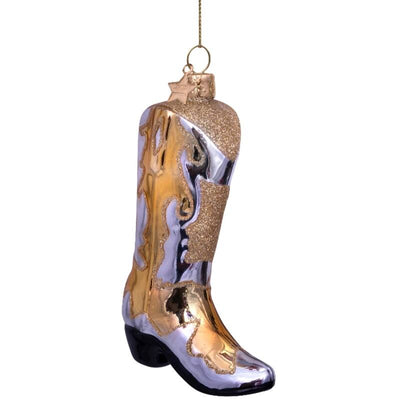 Vondels Baumschmuck Cowboyboots Gold