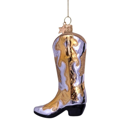 Vondels Baumschmuck Cowboyboots Gold