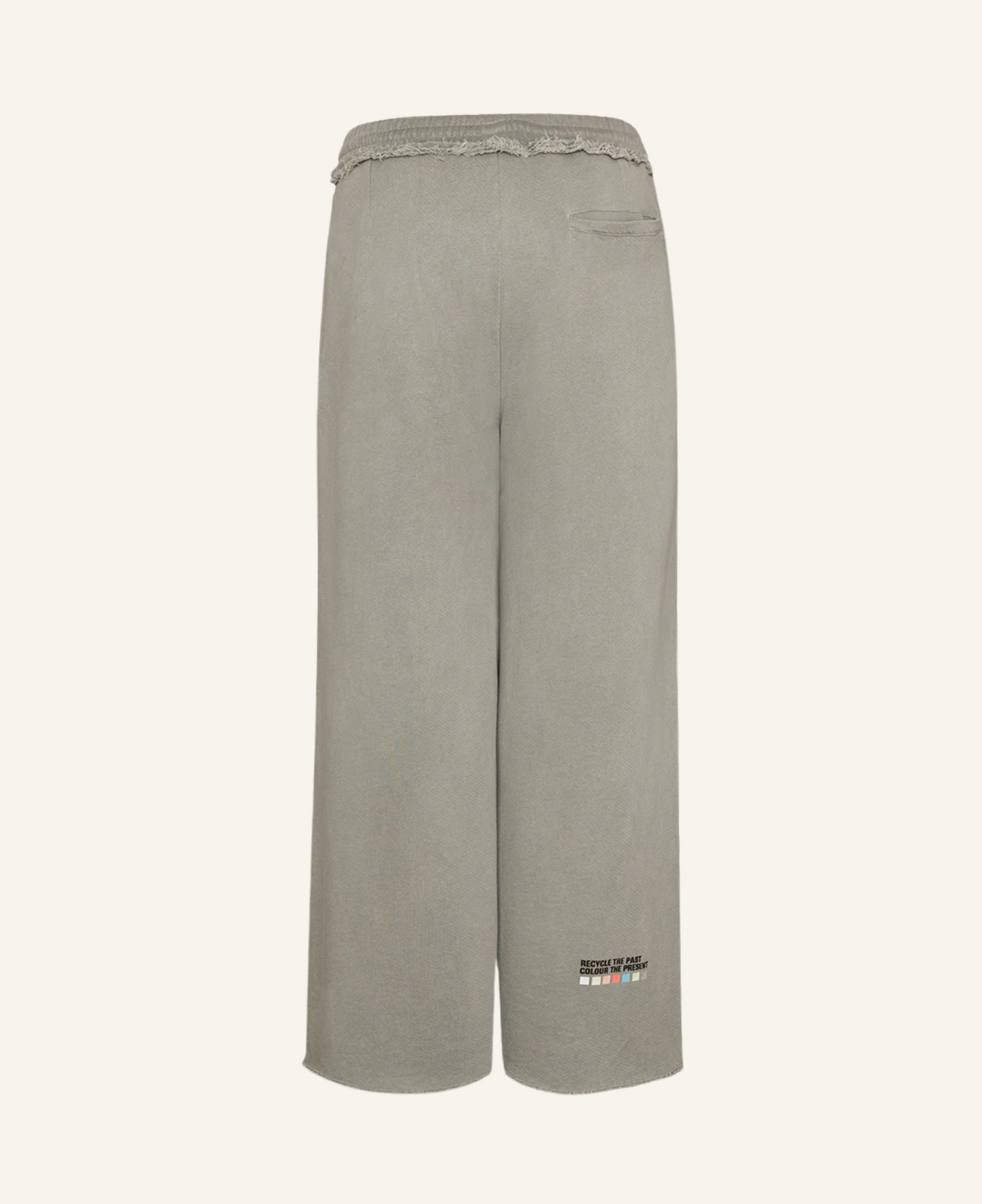 Liv Bergen Sweathose Jordaan organic grün/grau