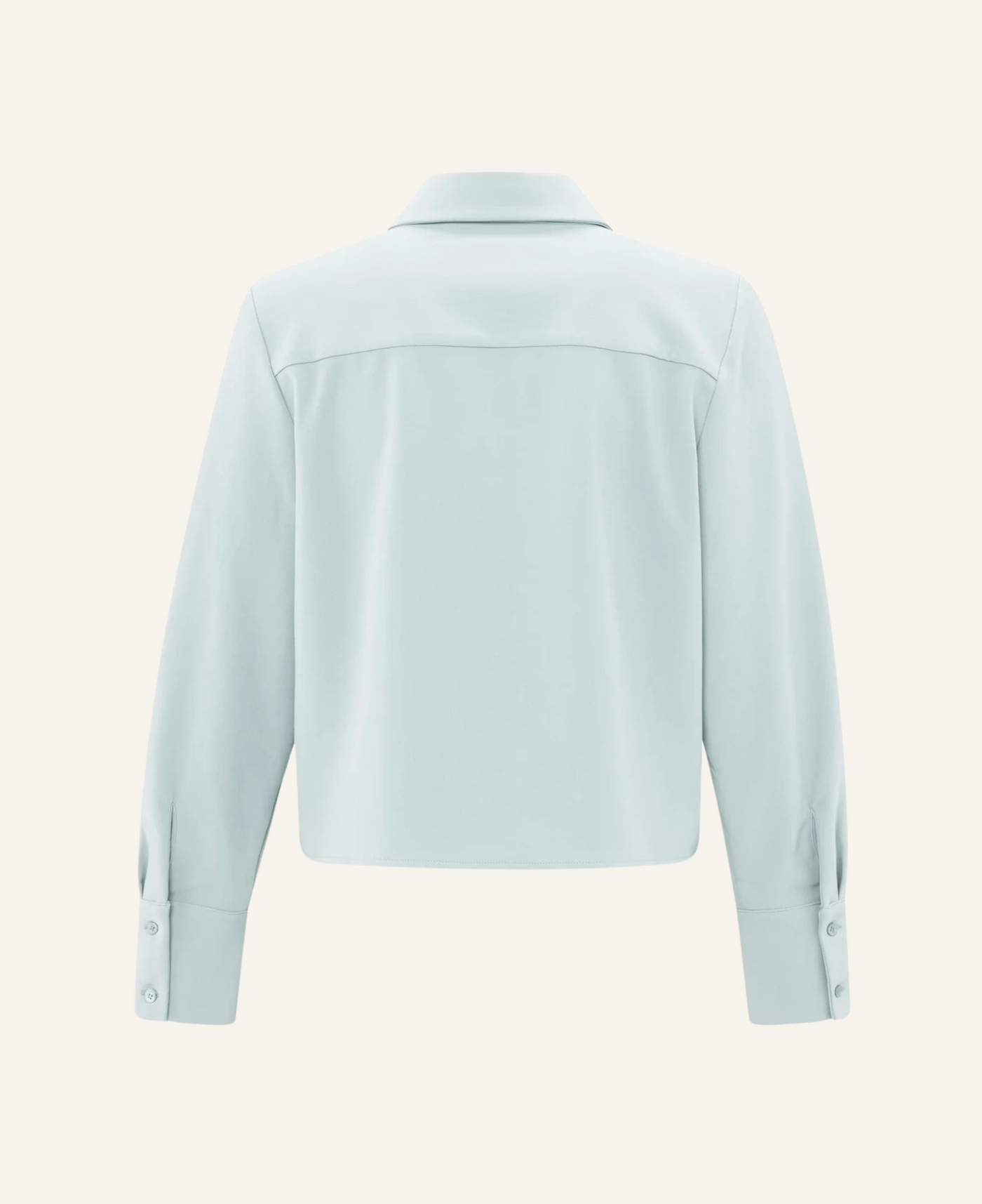 Yaya kurze Bluse mit Brusttaschen
