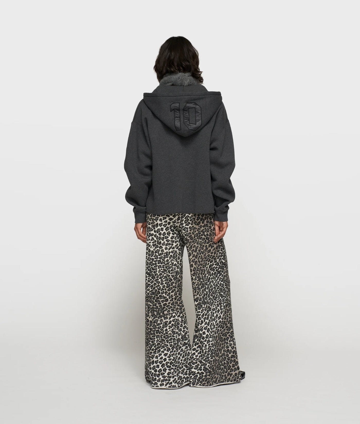 10DAYS Jogginghose - WIDE LEG JOGGER LEOPARD