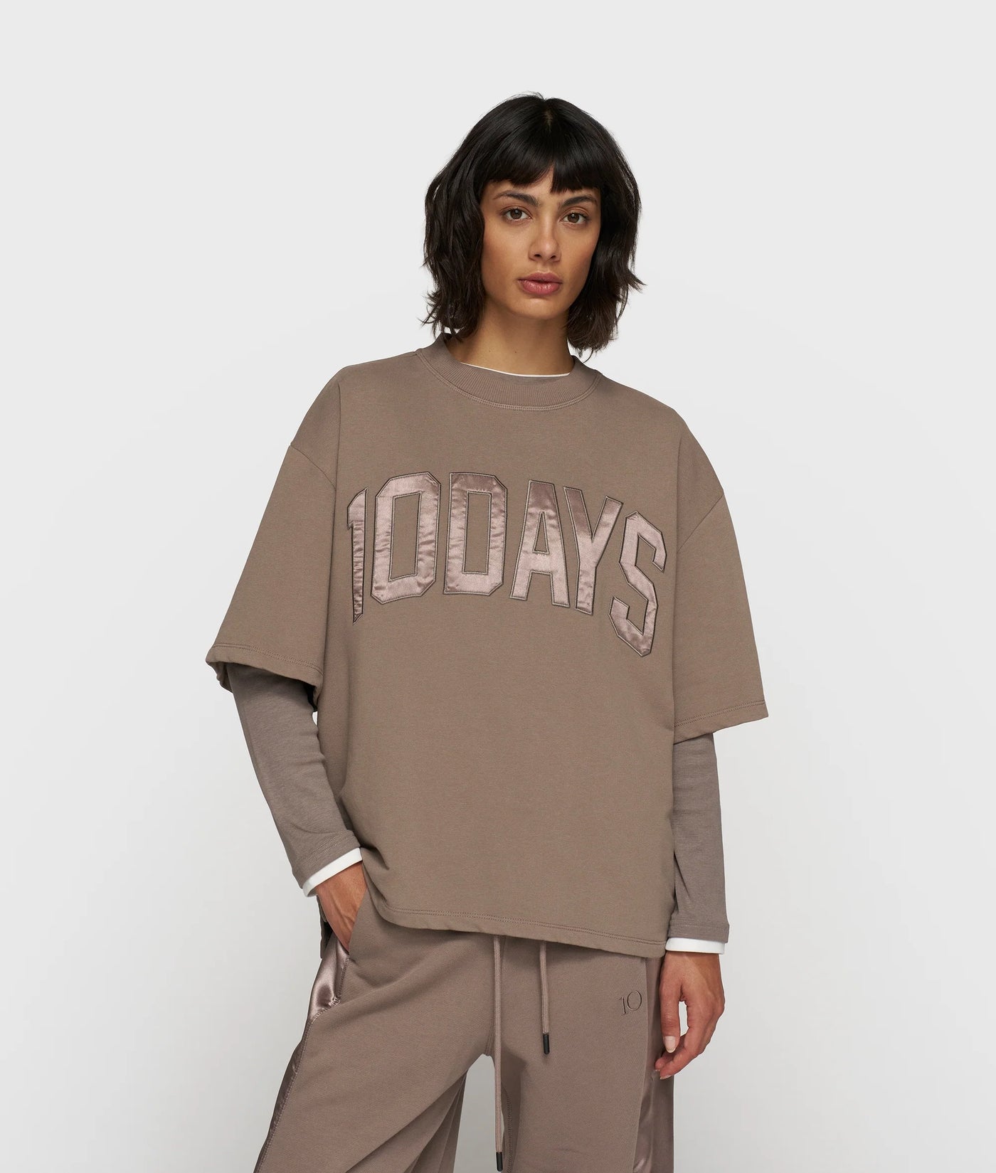 10DAYS - SHORT SLEEVE SWEATER