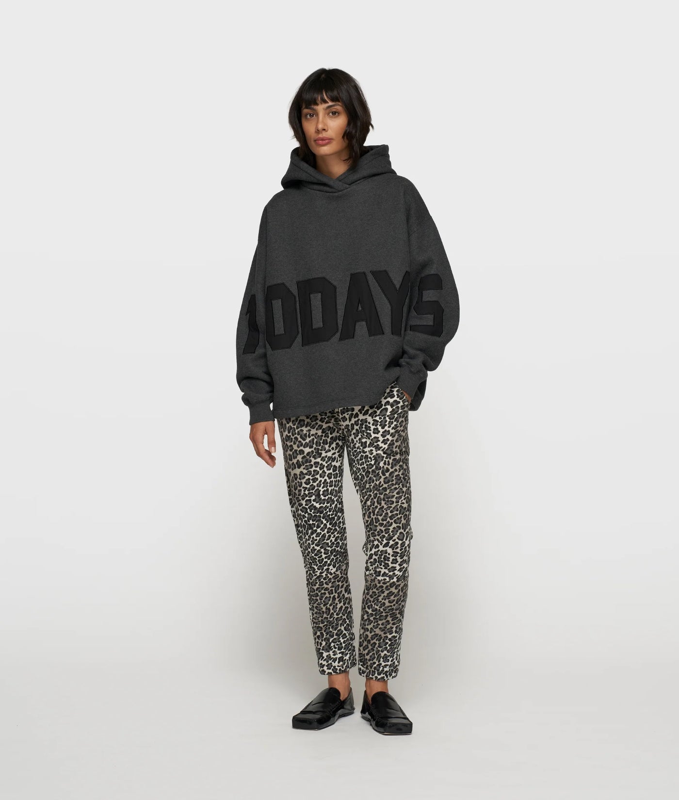 10DAYS Jogginghose - CROPPED JOGGER LEOPARD