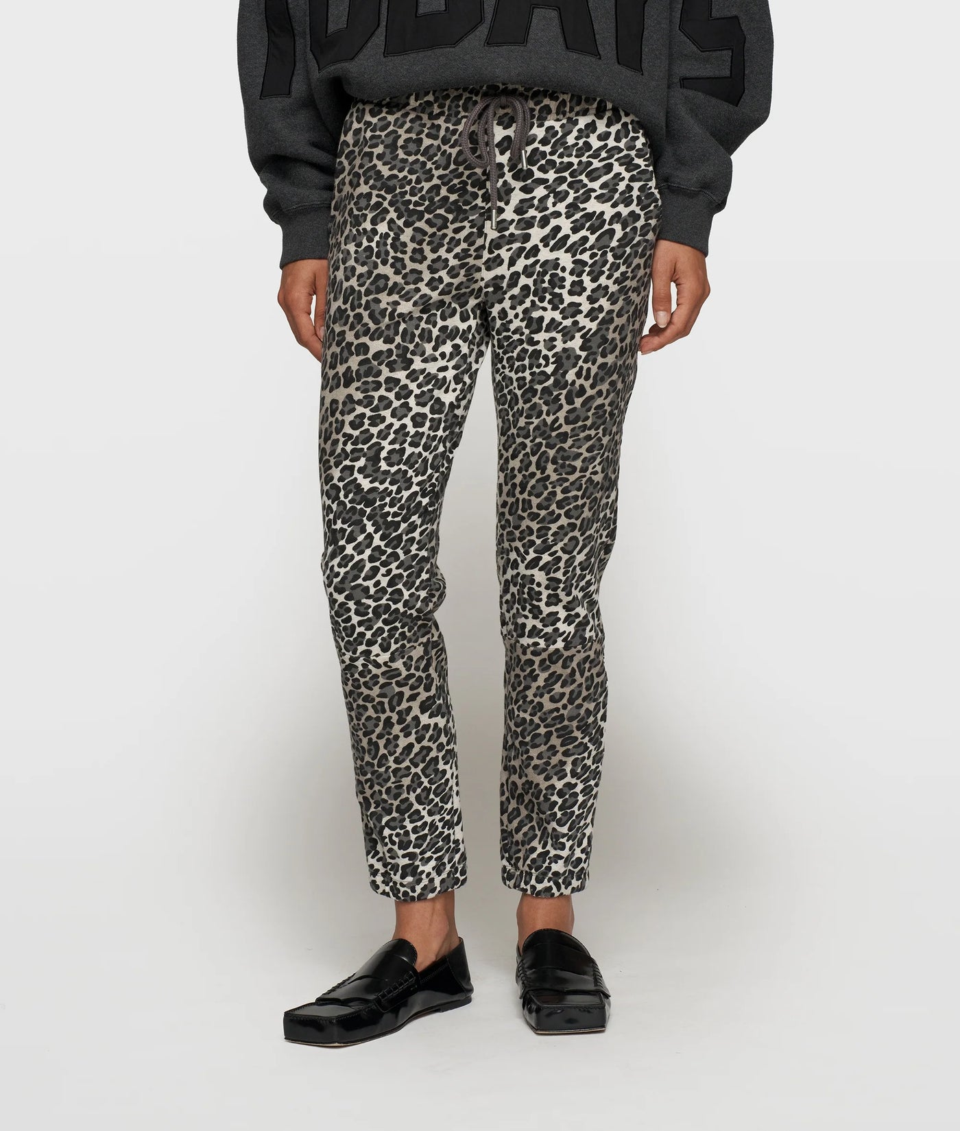 10DAYS Jogginghose - CROPPED JOGGER LEOPARD