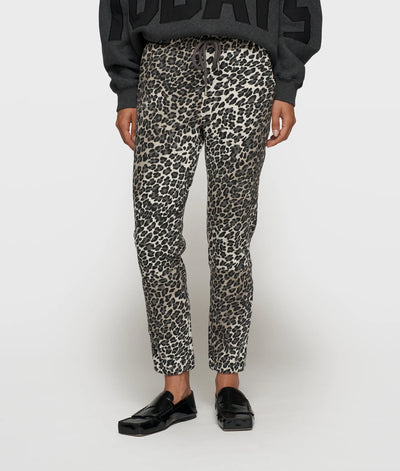 10DAYS Jogginghose - CROPPED JOGGER LEOPARD