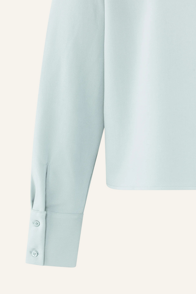 Yaya kurze Bluse mit Brusttaschen