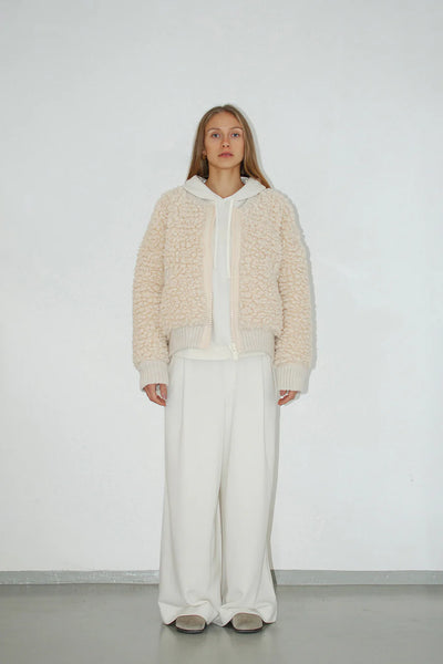 Liv Bergen Hoodie Come offwhite