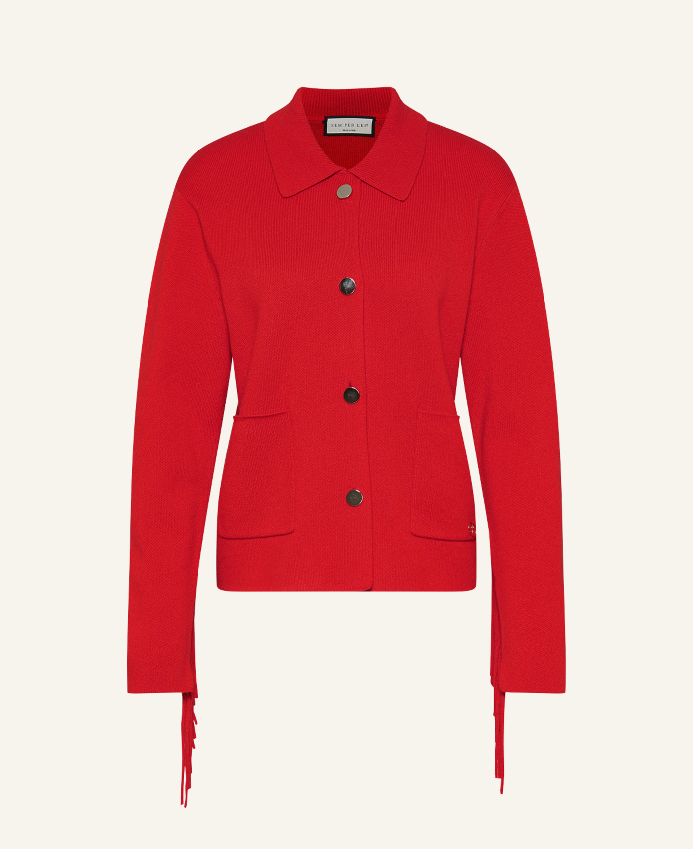 Sem per Lei Cardigan mit Fransen