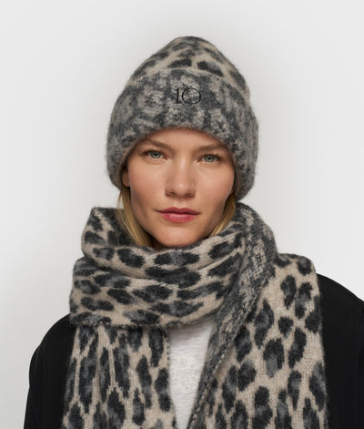 10DAYS Schal knit scarf Leopard