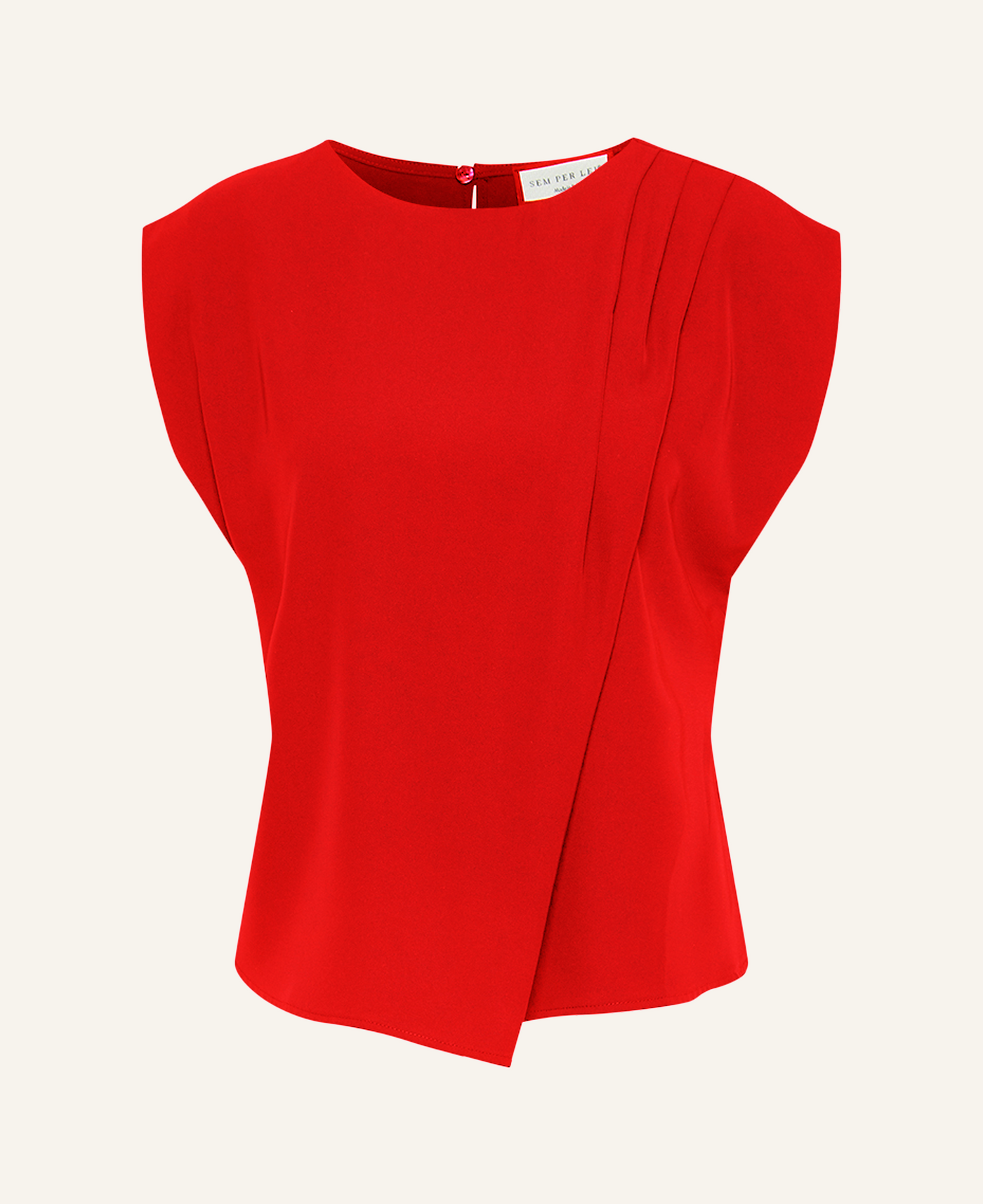 Sem per Lei Shirtbluse mit Wickeldetail