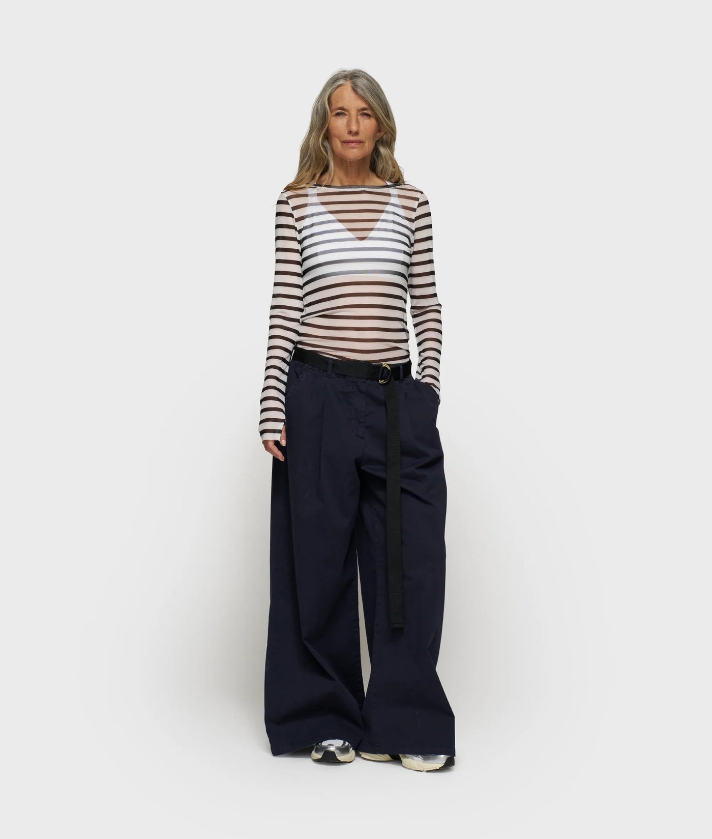 10DAYS Shirt - MESH TEE STRIPES
