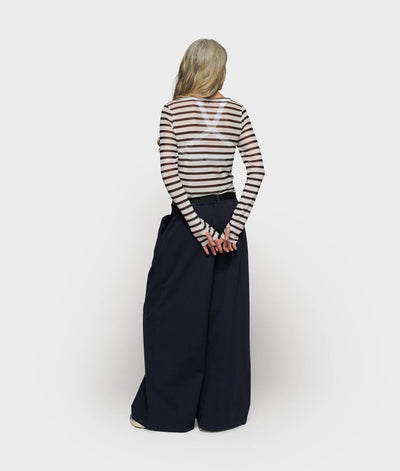 10DAYS Shirt - MESH TEE STRIPES