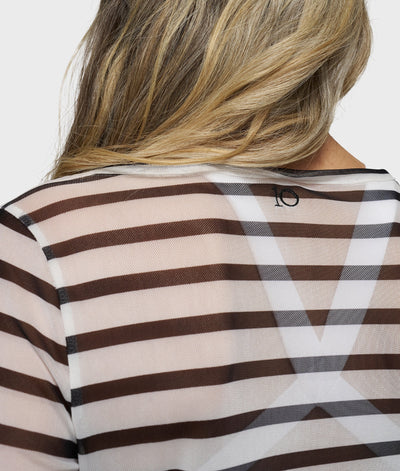 10DAYS Shirt - MESH TEE STRIPES