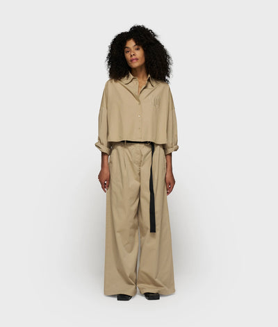 10DAYS Hemd - OVERSIZED CROPPED SHIRT