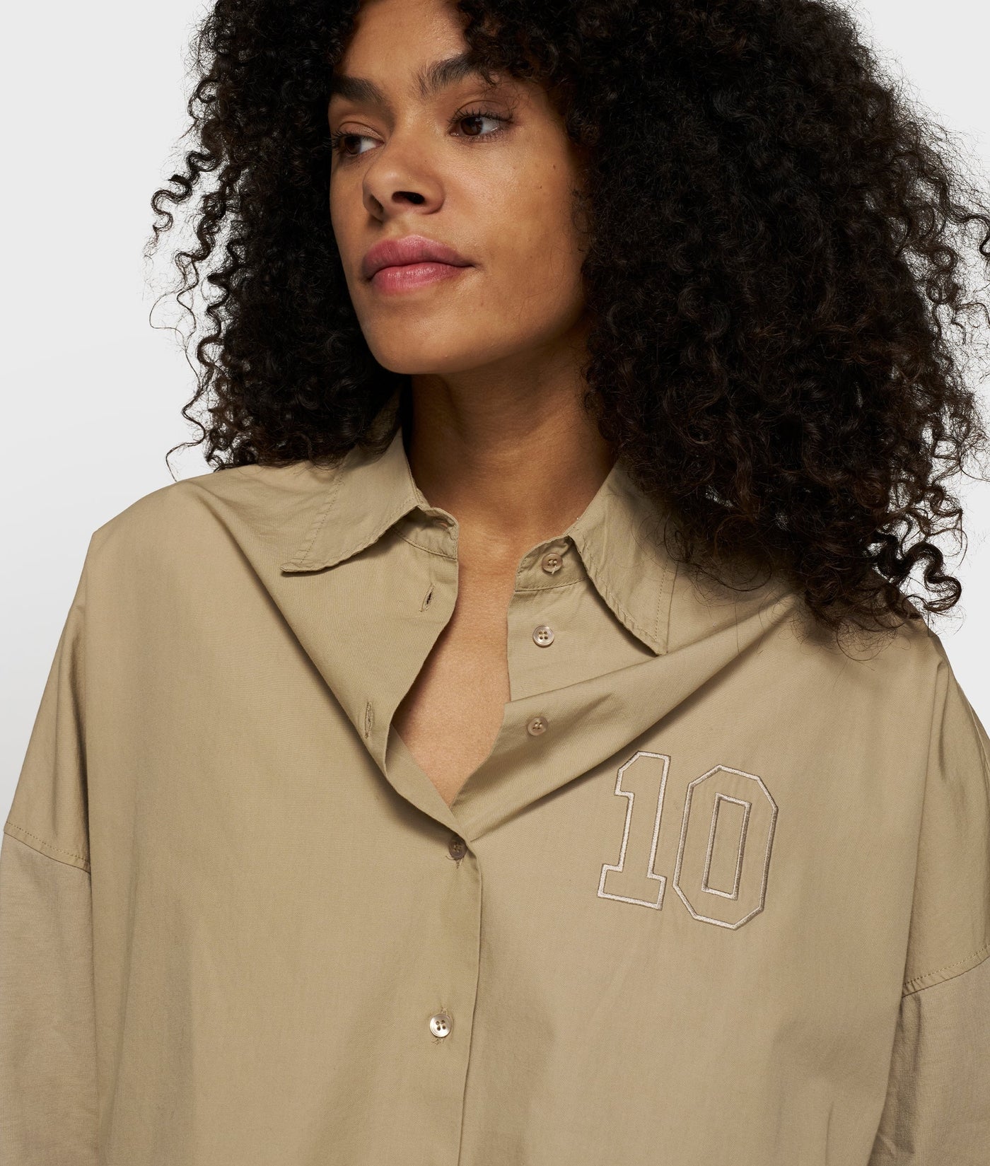 10DAYS Hemd - OVERSIZED CROPPED SHIRT