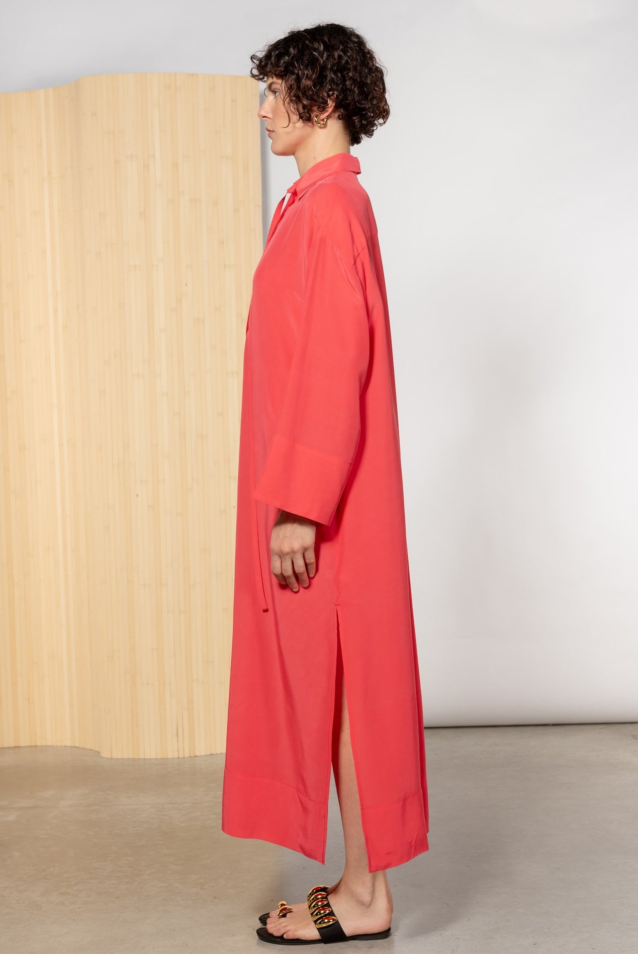Icona Hemdkleid Rot