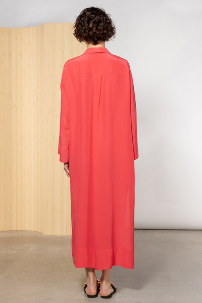 Icona Hemdkleid Rot