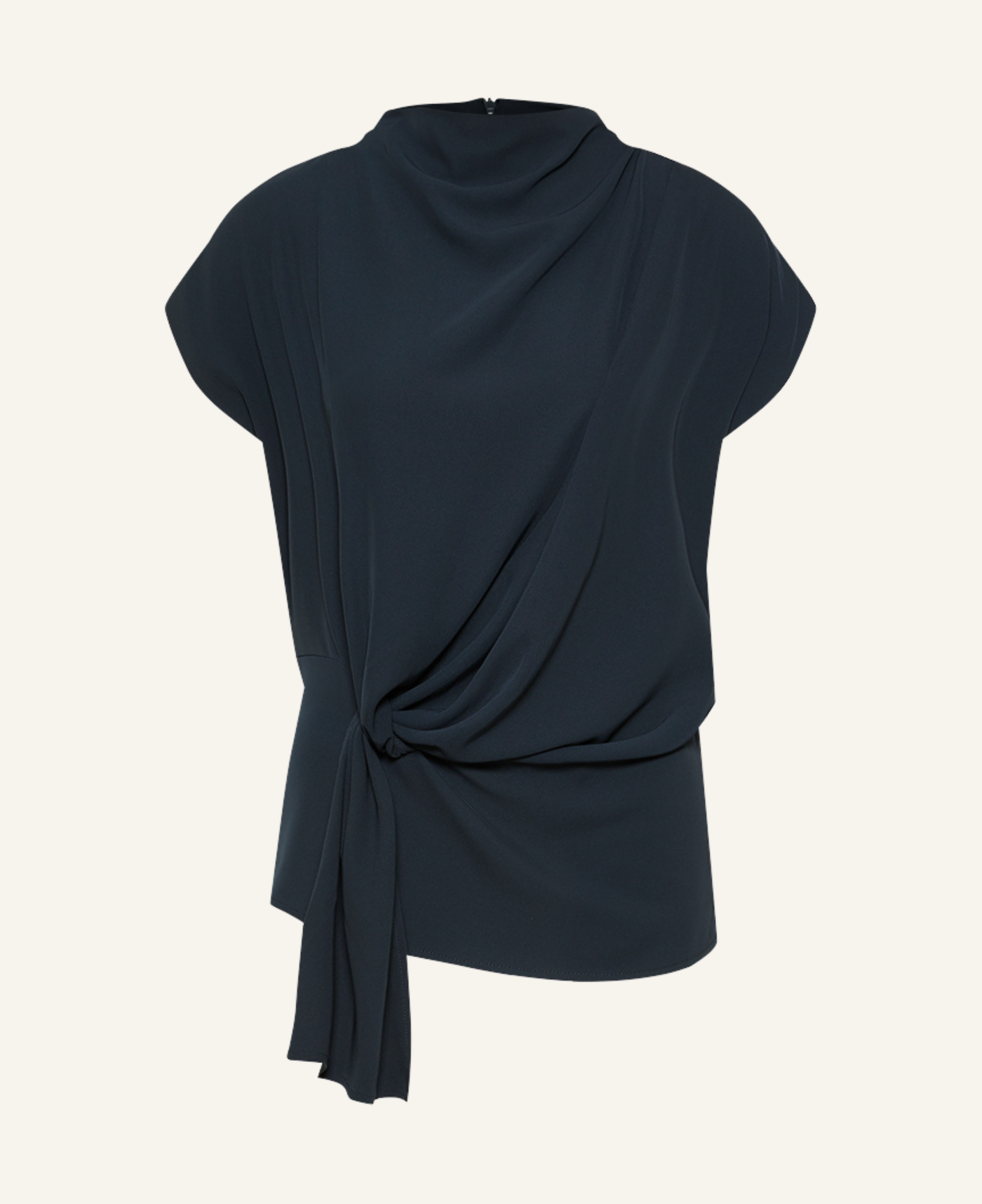 Sem per Lei Blusenshirt mit Knotendetail