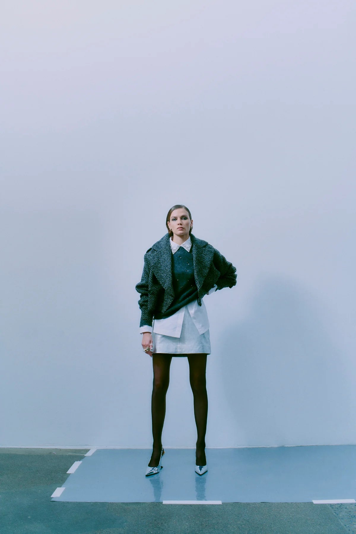 Copenhagen Muse CMDIAMOND Pullover mit Similist und Perlen